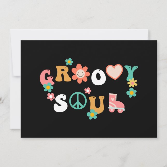 Groovy Soul Invitation (Front)