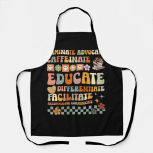 Groovy Special Education Teacher Laminate Accommod Apron