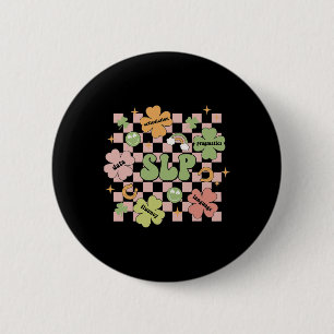 Groovy Speech Language Pathology St Patricks Day S 6 Cm Round Badge