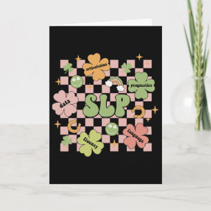 Groovy Speech Language Pathology St Patricks Day S Card