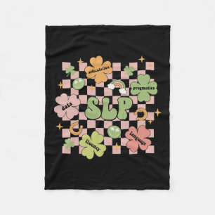 Groovy Speech Language Pathology St Patricks Day S Fleece Blanket