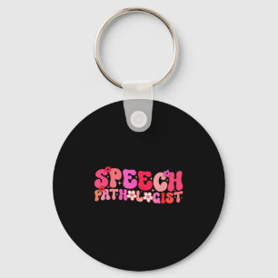 Groovy Speech Pathologist Speech Language Therapy  Key Ring