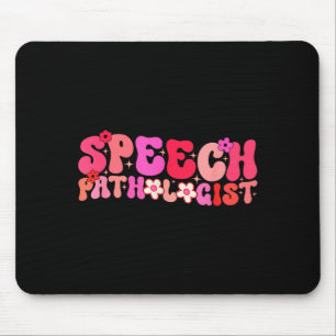 Groovy Speech Pathologist Speech Language Therapy Mouse Mat