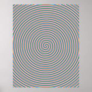 Groovy Spiral Print