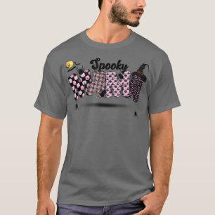 Groovy Spooky Mama Retro Halloween Witchy Spooky M T-Shirt