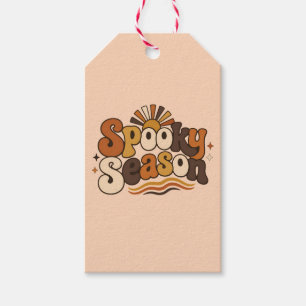 Groovy Spooky Season Retro Halloween Favour Gift T Tags