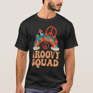 Groovy Squad 70s Aesthetic Nostalgia Retro 70s Par T-Shirt
