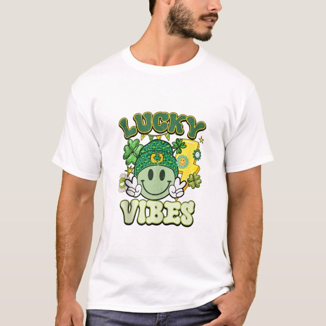 Groovy St Patricks Day T-Shirt (Front)