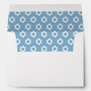 Groovy Star of David Jewish Bar Bat Mitzvah Mazel Envelope