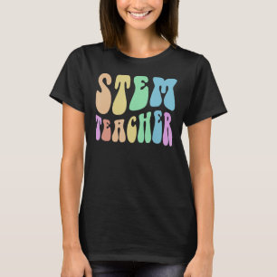 Groovy STEM TEACHER Technology Crew STEM Team Engi T-Shirt
