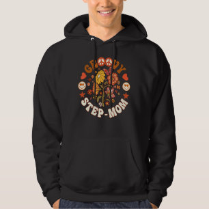Groovy Step Mum Groovy Birthday Matching Birthday  Hoodie