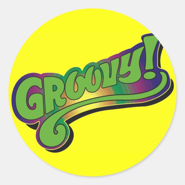 Groovy Sticker (Front)