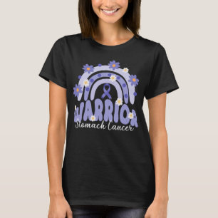 groovy stomach cancer warrior rainbow flower   T-Shirt