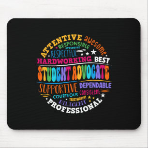 Groovy Student Advocate Appreciation Back To Schoo Mouse Mat