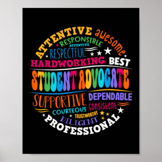 Groovy Student Advocate Appreciation Back To Schoo Poster