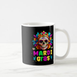 Groovy Sugar Skull Jester Costume Mardi Gras Men W Coffee Mug