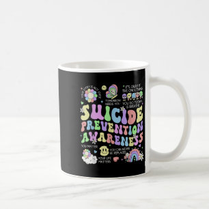 Groovy Suicide Prevention Awareness Mental Health  Coffee Mug