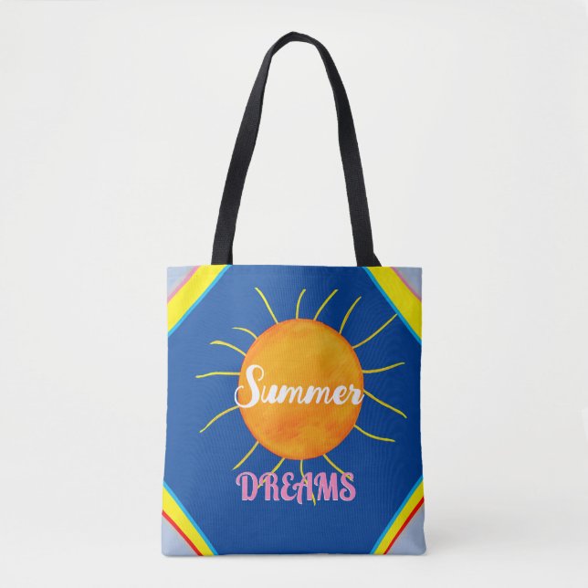 Groovy Summer Dreams  Sunshine Tote Bag (Front)