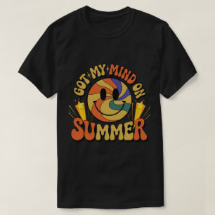 Groovy Summer Vibes Smiley Tee