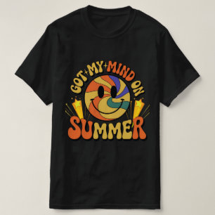 Groovy Summer Vibes Smiley Tee