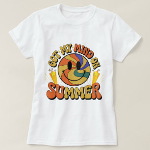 Groovy Summer Vibes Smiley Tee
