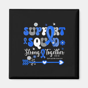 Groovy Support Squad Blue Ribbon Hydrocephalus Awa Magnet