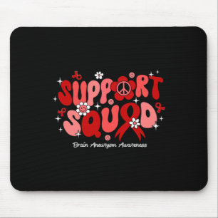 Groovy Support Squad Brain Aneurysm Awareness  Mouse Mat