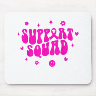 Groovy Support Squad Breast Cancer Awareness We We Mouse Mat