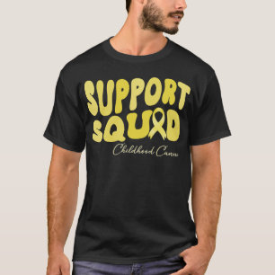 groovy support squad childhood cancer awareness T-Shirt