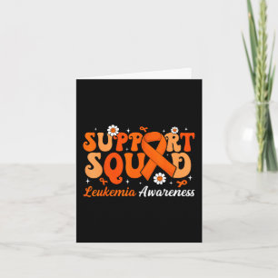Groovy Support Squad Leukaemia Awareness Month Vio Card