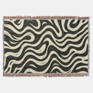 Groovy swirl  throw blanket