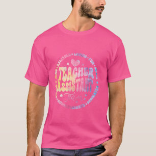 Groovy TA Teacher Assistant Team Teacher Back To S T-Shirt