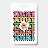 Groovy Teacher Cute Daisy Flower Retro Back School