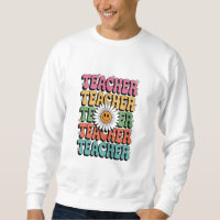 Groovy Teacher Cute Daisy Flower Retro Back School