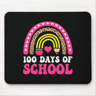 Groovy Teacher Valentine Back to School 100 Days o Mouse Mat