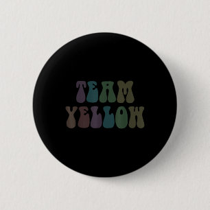 Groovy Team Yellow War Game 60s Go Summer Camp Hip 6 Cm Round Badge