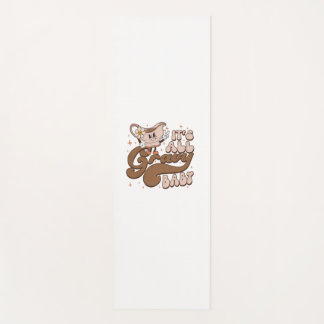 Groovy Thanksgiving It's All Gravy Baby Thankful G Yoga Mat