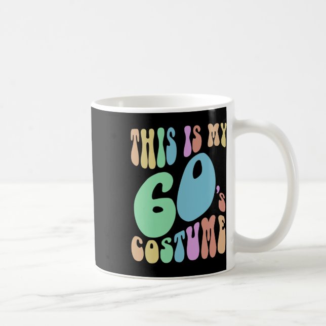 Groovy This Is My Sixties Costume Funny 60's  Coffee Mug (Right)