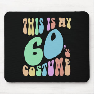 Groovy This Is My Sixties Costume Funny 60's Mouse Mat