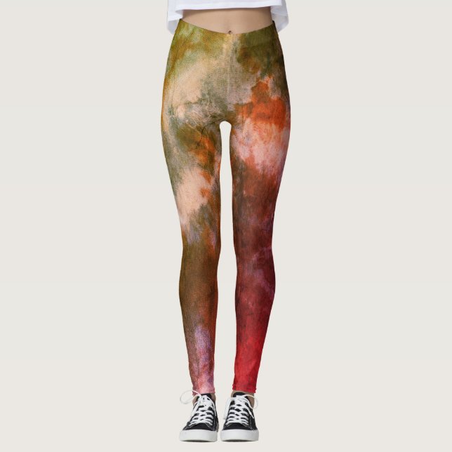 Groovy Tie dye Leggings (Front)