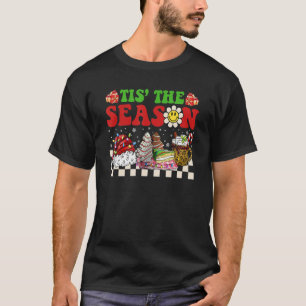 Groovy Tis The Season Christmas Hippie Hot Cocoa P T-Shirt