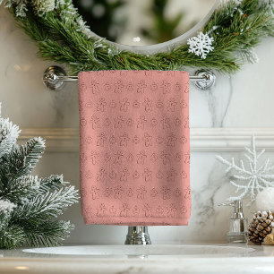 Groovy Towel Set 70s Pastel Christmas Delight