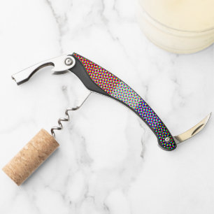 Groovy Trippy Abstract Cupioromantic Pride Flag Corkscrew