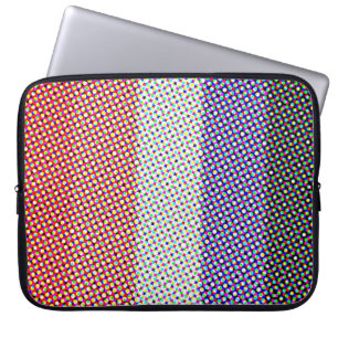 Groovy Trippy Abstract Cupioromantic Pride Flag Laptop Sleeve