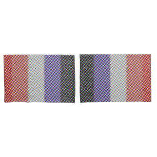 Groovy Trippy Abstract Cupioromantic Pride Flag Pillowcase