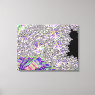 Groovy Trippy Funky Psychedelic Fractal Art Canvas Print