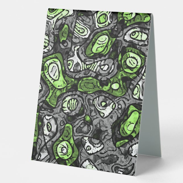 Groovy Trippy Grungy Funky Abstract Agender Pride (Front)