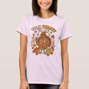 Groovy Turkey Autumn Coffee Break T-Shirt