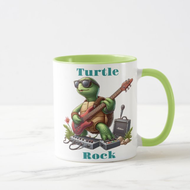 Groovy Turtles Electric Riff Mug (Right)