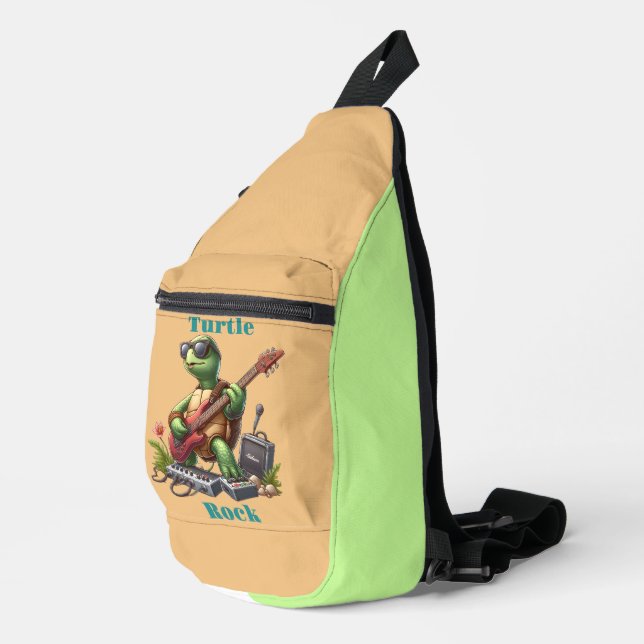 Groovy Turtles Electric Riff Sling Bag (Right Corner)
